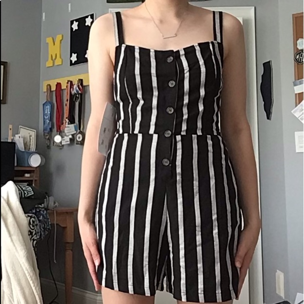 SOLD NWT Striped Romper